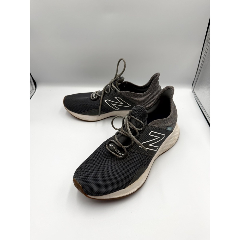 New Balance Fresh Foam Roav Mens 11.5 Sneaker Light Aluminum Gray Mesh Running
